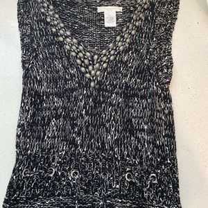 Vertigo black and white Sweater dress